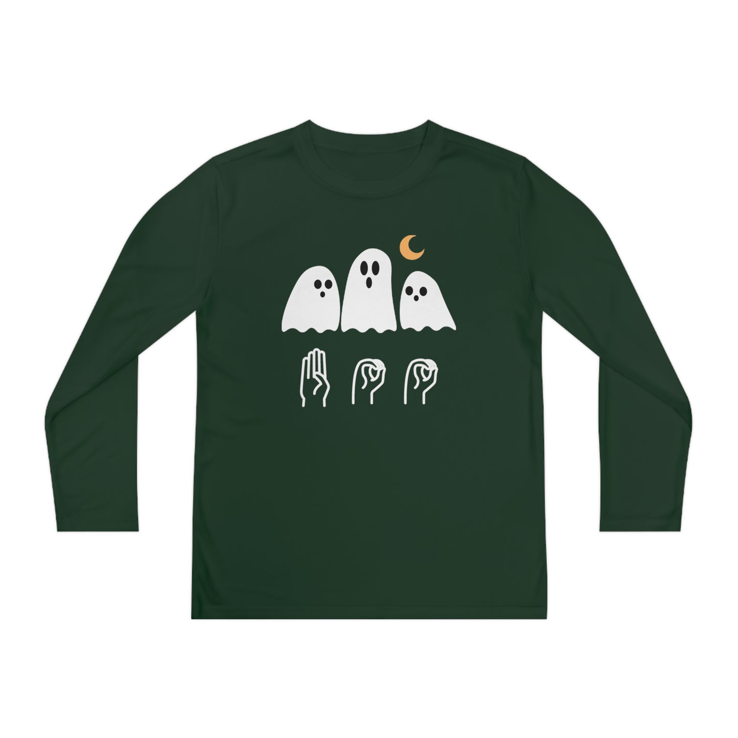 Youth Long Sleeve Boo Tee