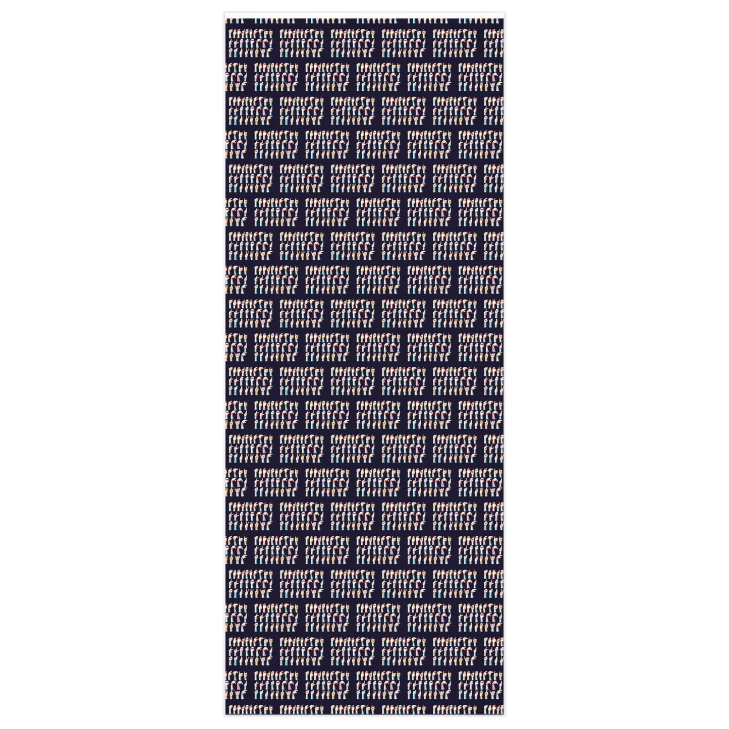 Sign Language Alphabet Wrapping Paper