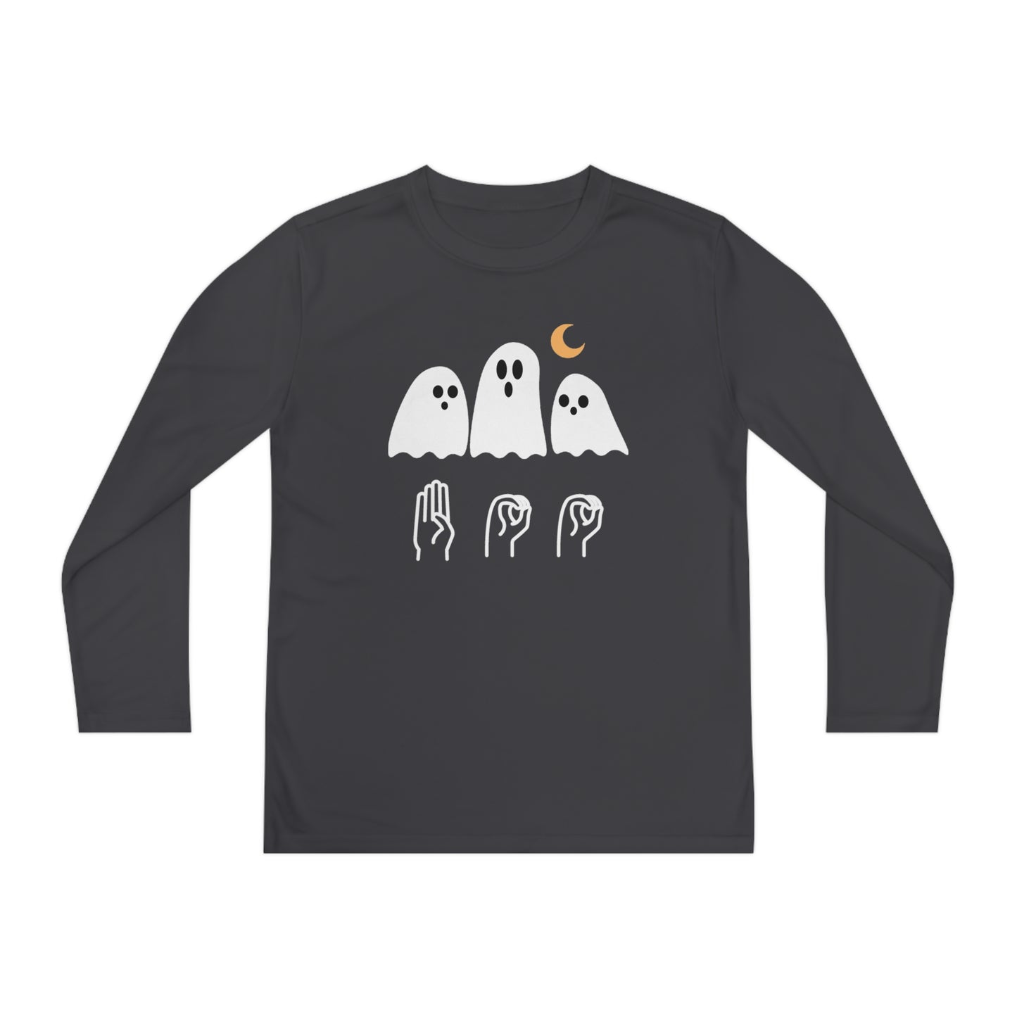 Youth Long Sleeve Boo Tee