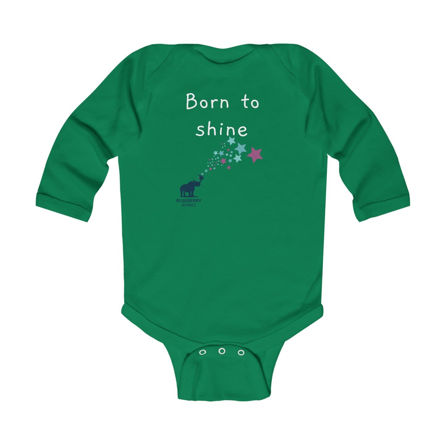 Infant Born to Shine Long Sleeve Bodysuit