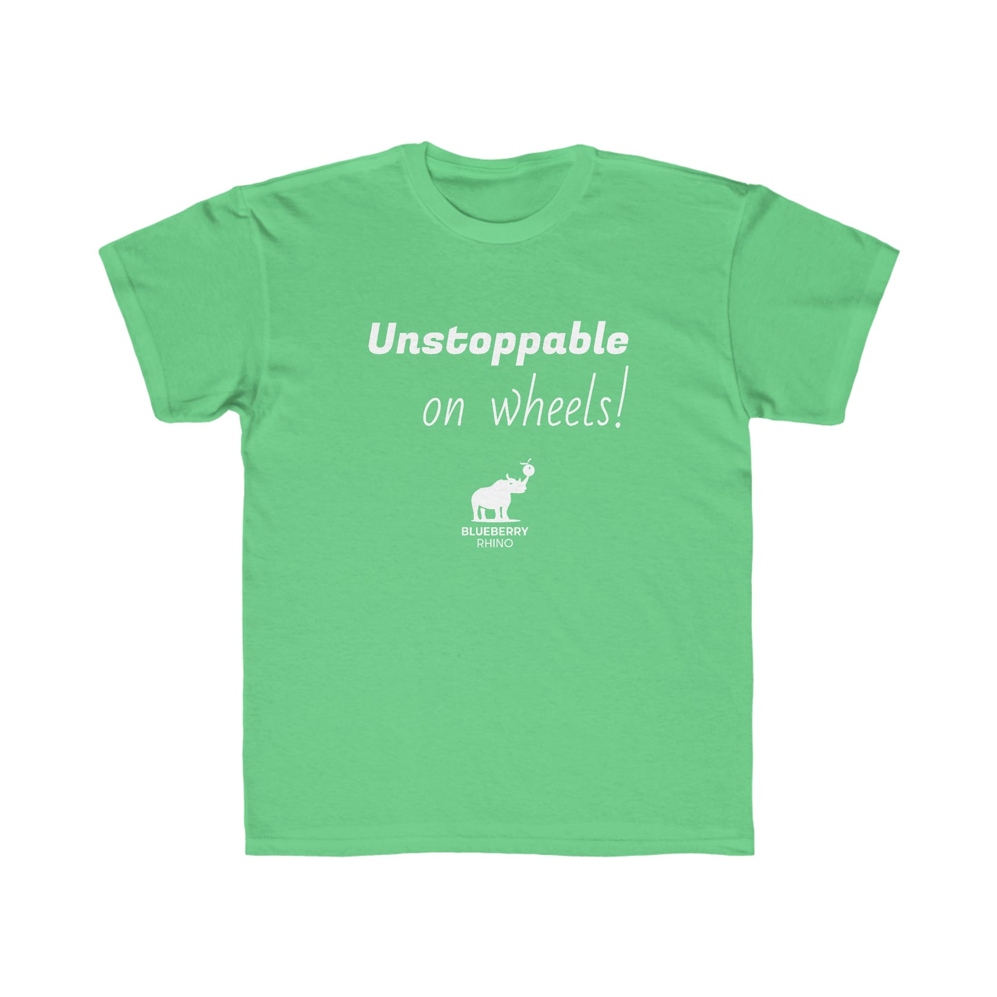 Kids Unstoppable on Wheels tshirt