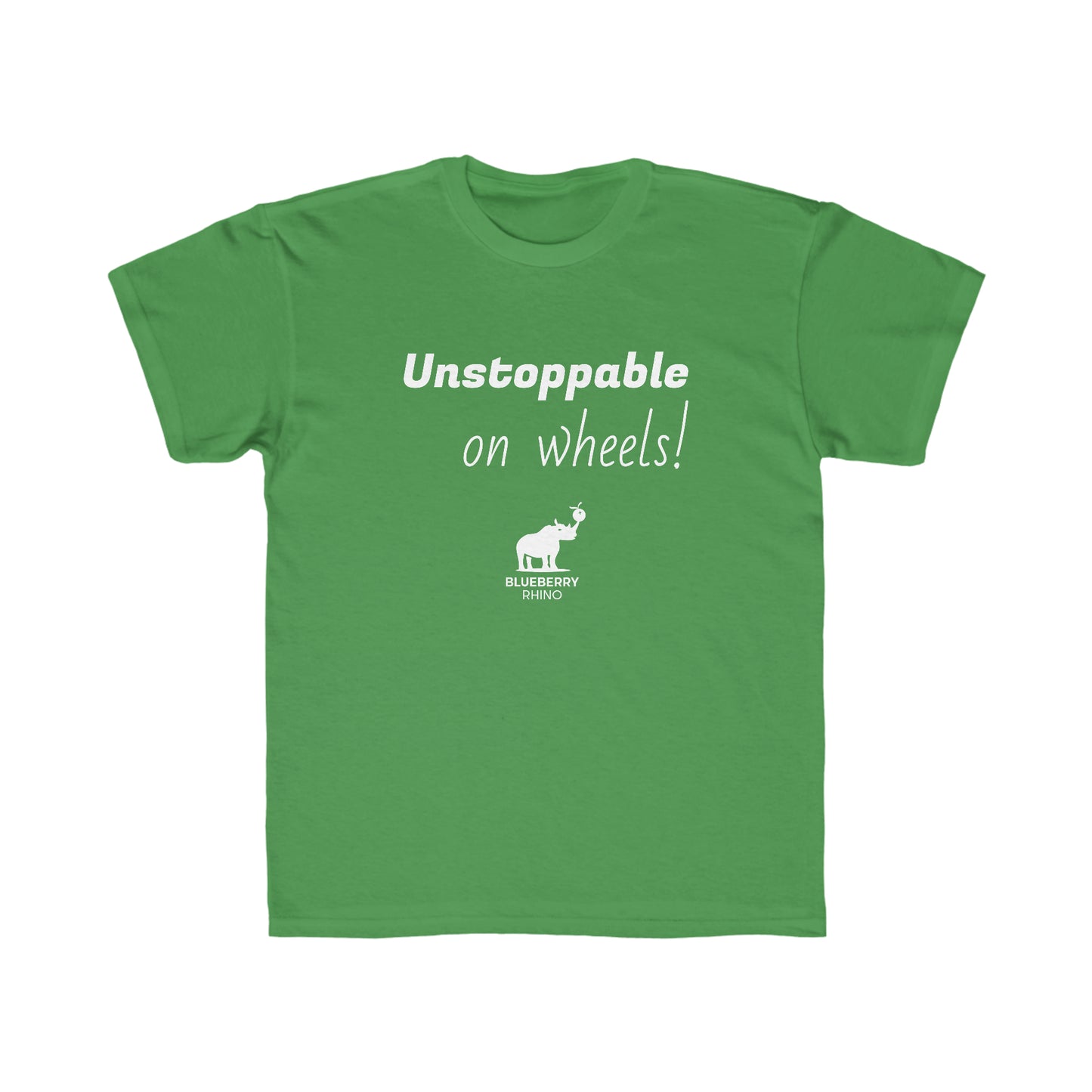 Kids Unstoppable on Wheels tshirt