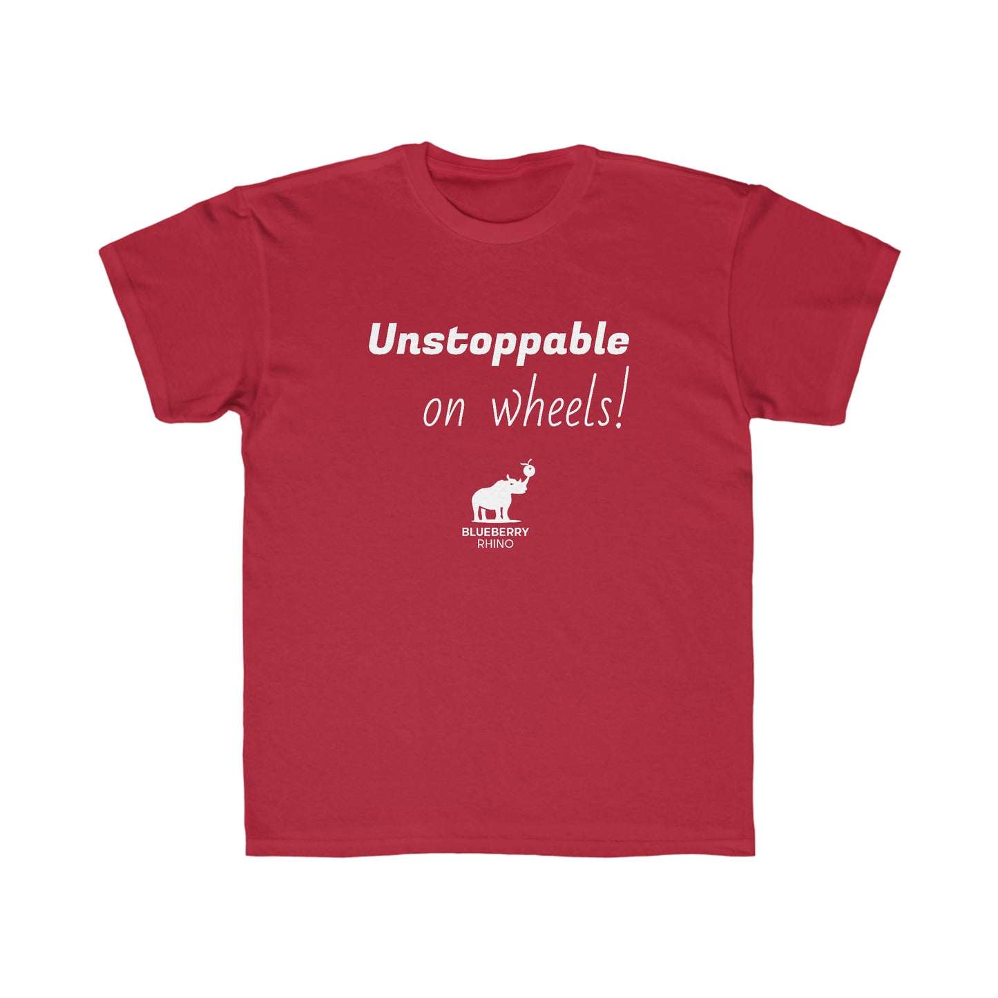 Kids Unstoppable on Wheels tshirt