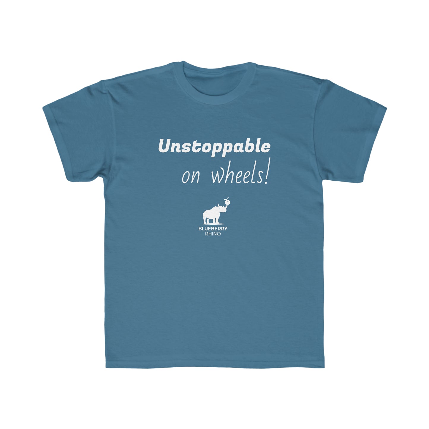 Kids Unstoppable on Wheels tshirt