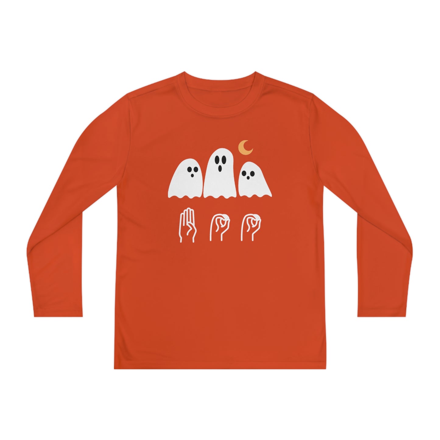 Youth Long Sleeve Boo Tee