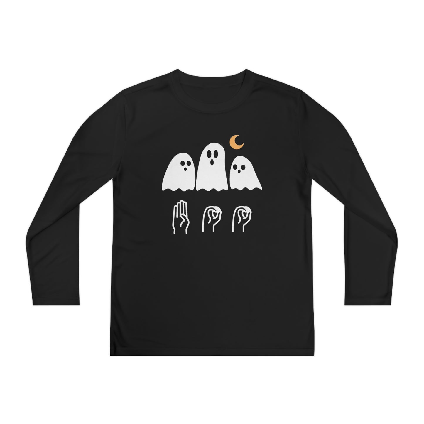 Youth Long Sleeve Boo Tee