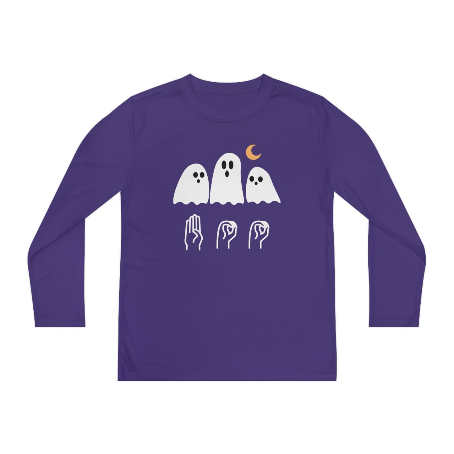 Youth Long Sleeve Boo Tee