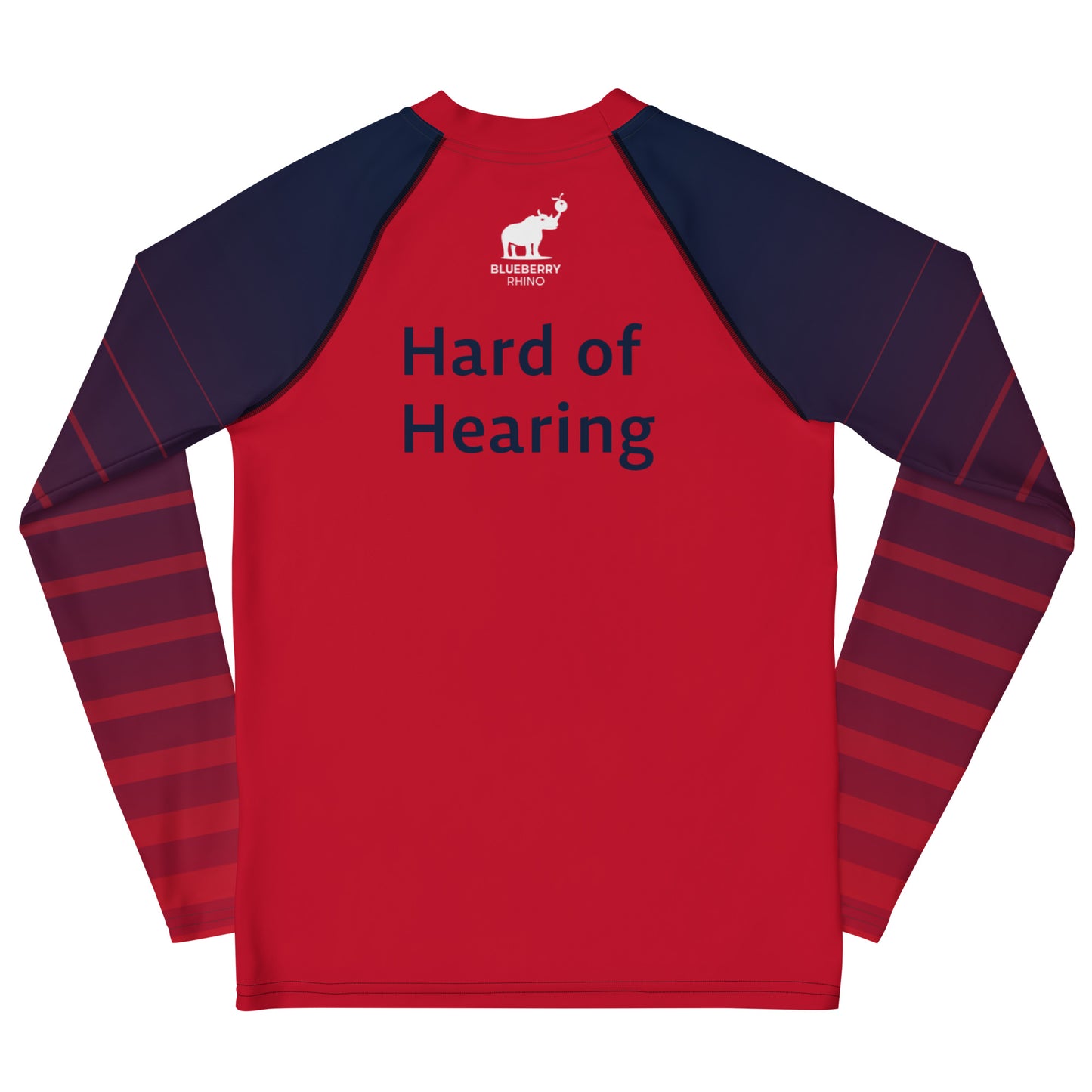 Hard of Hearing - Red Youth Rash Guard