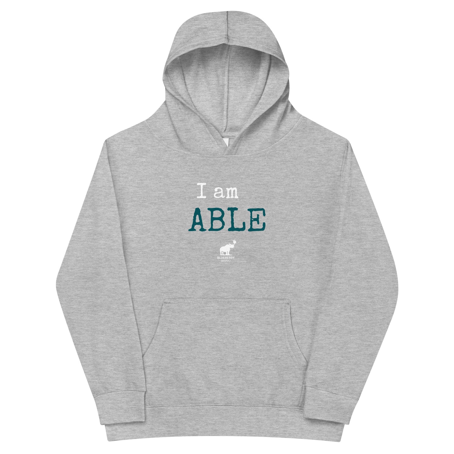 I am ABLE - Kids fleece hoodie
