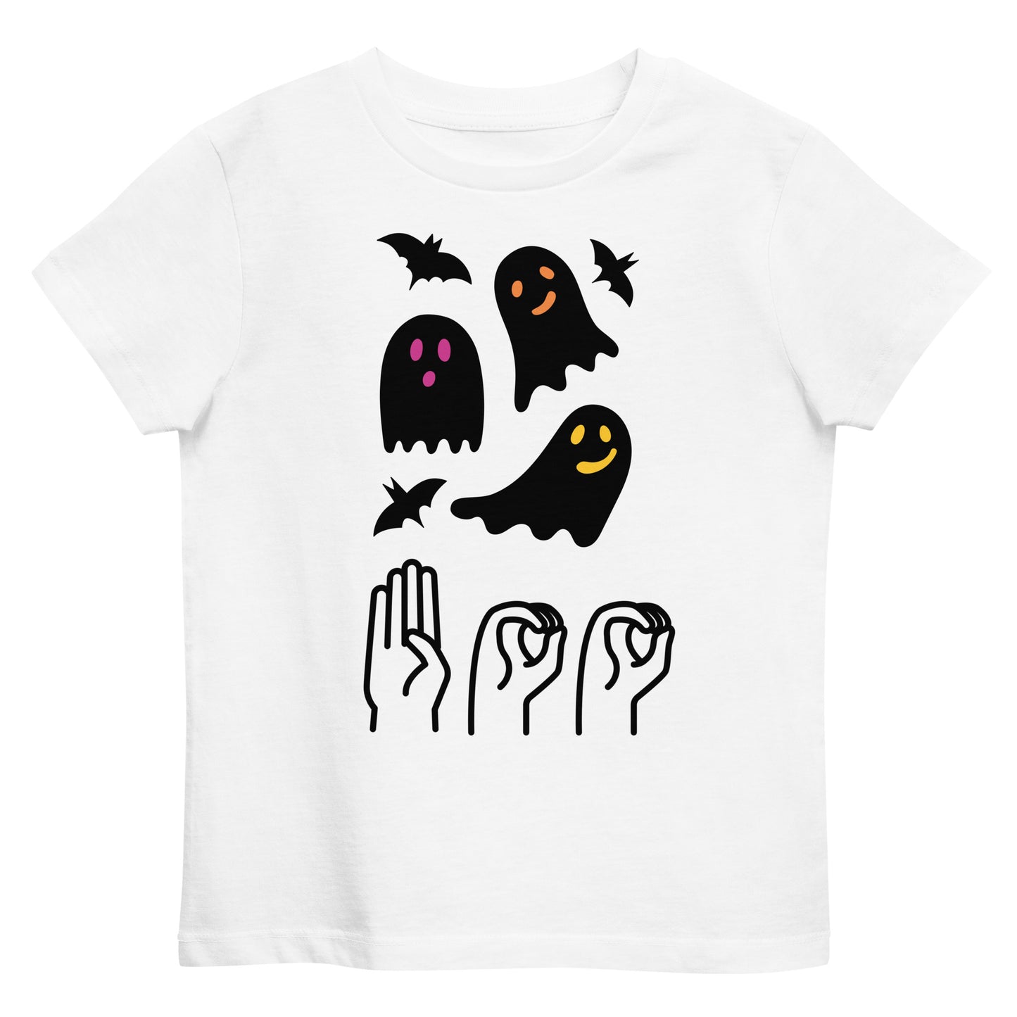 Organic kids Boo T-shirt