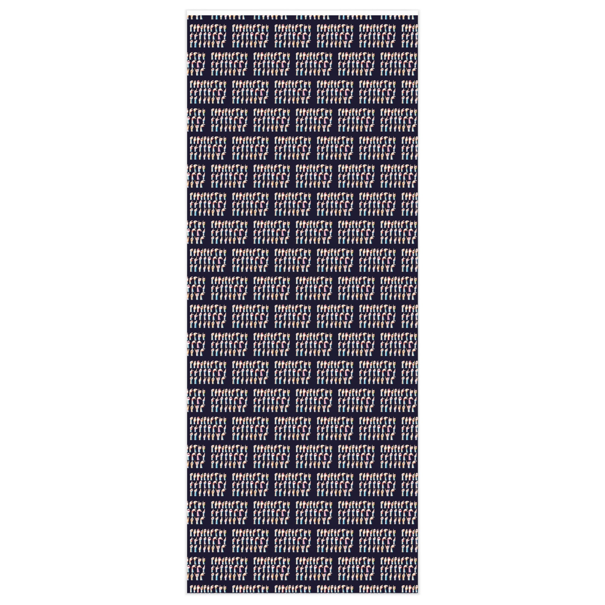 Sign Language Alphabet Wrapping Paper – Blueberry Rhino