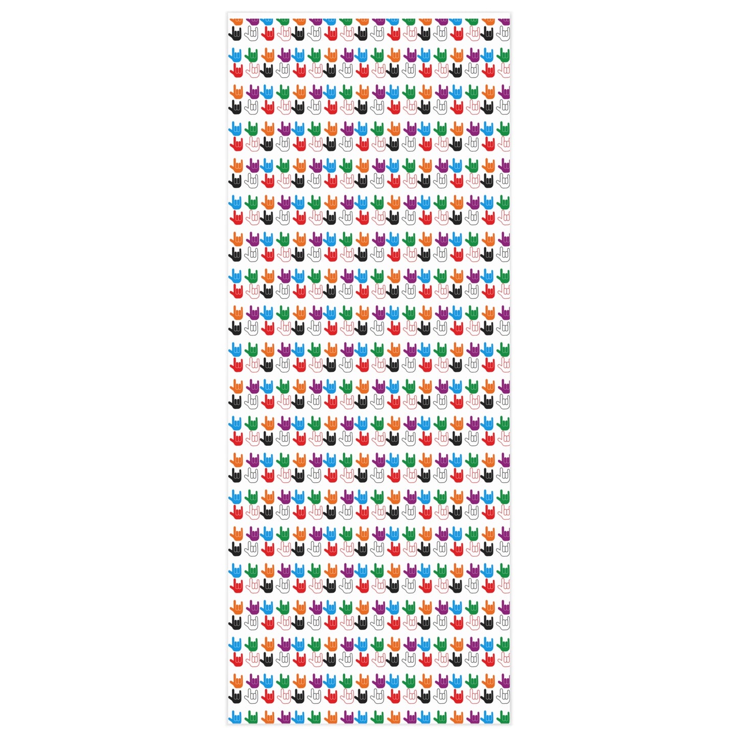 Sign Language Wrapping Paper