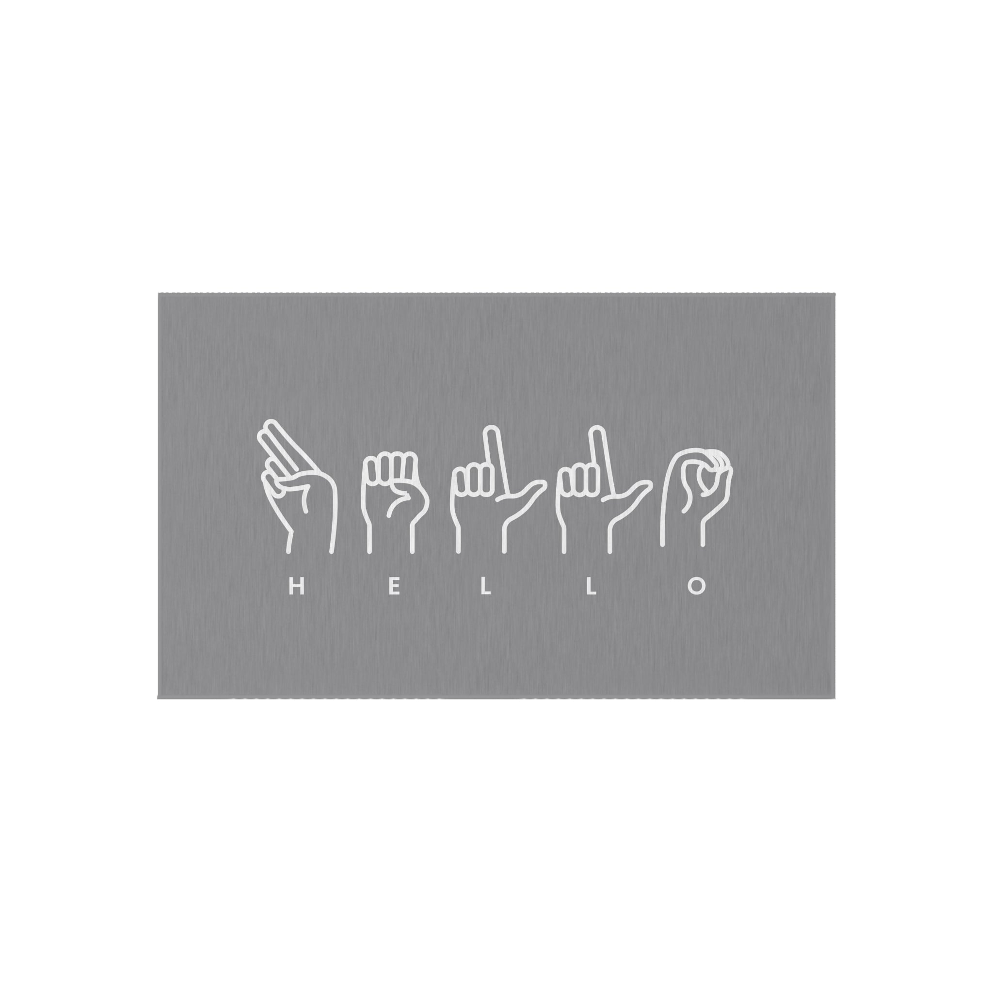 Hello Outdoor Rug – Blueberry Rhino