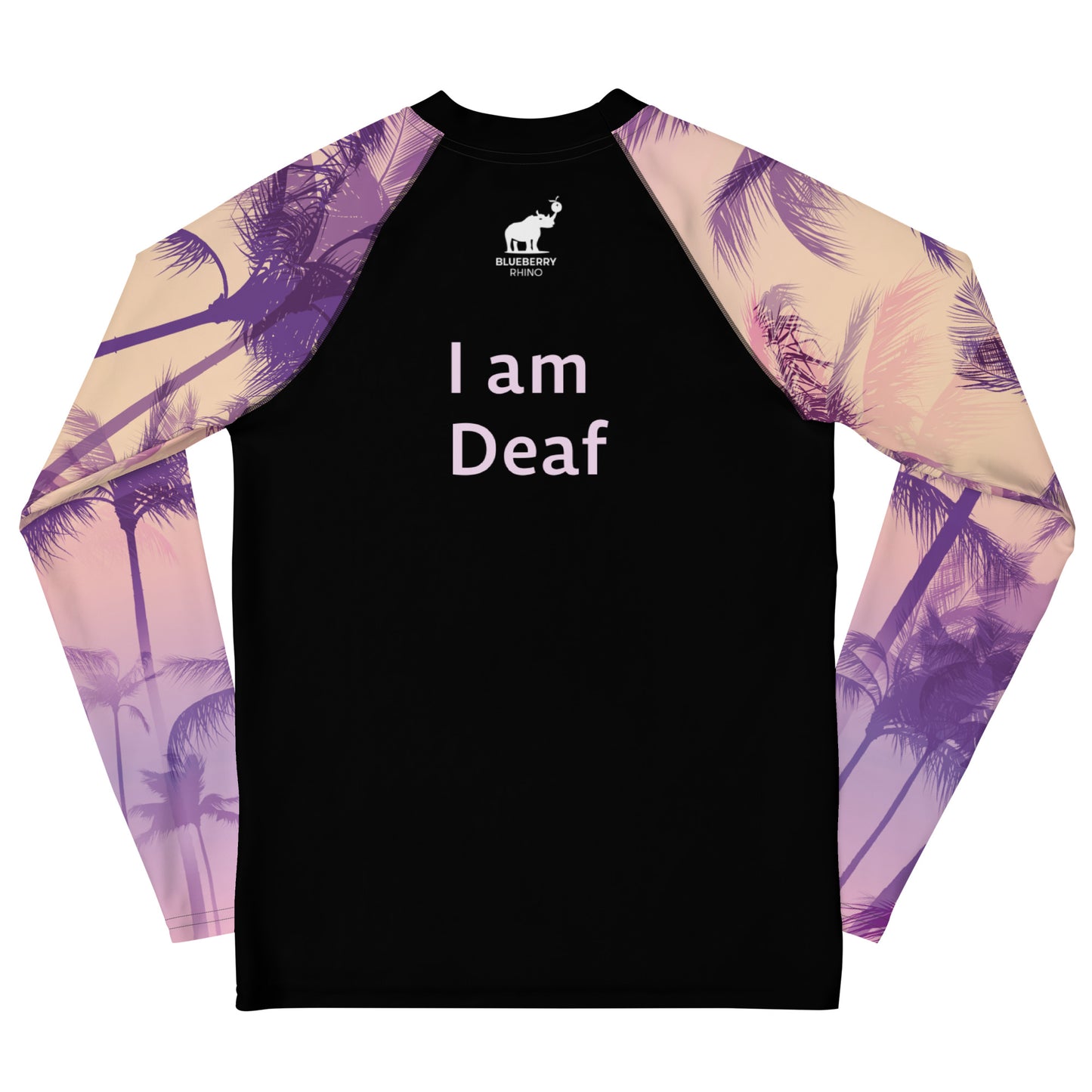 I am Deaf - Palm Youth Rash Guard