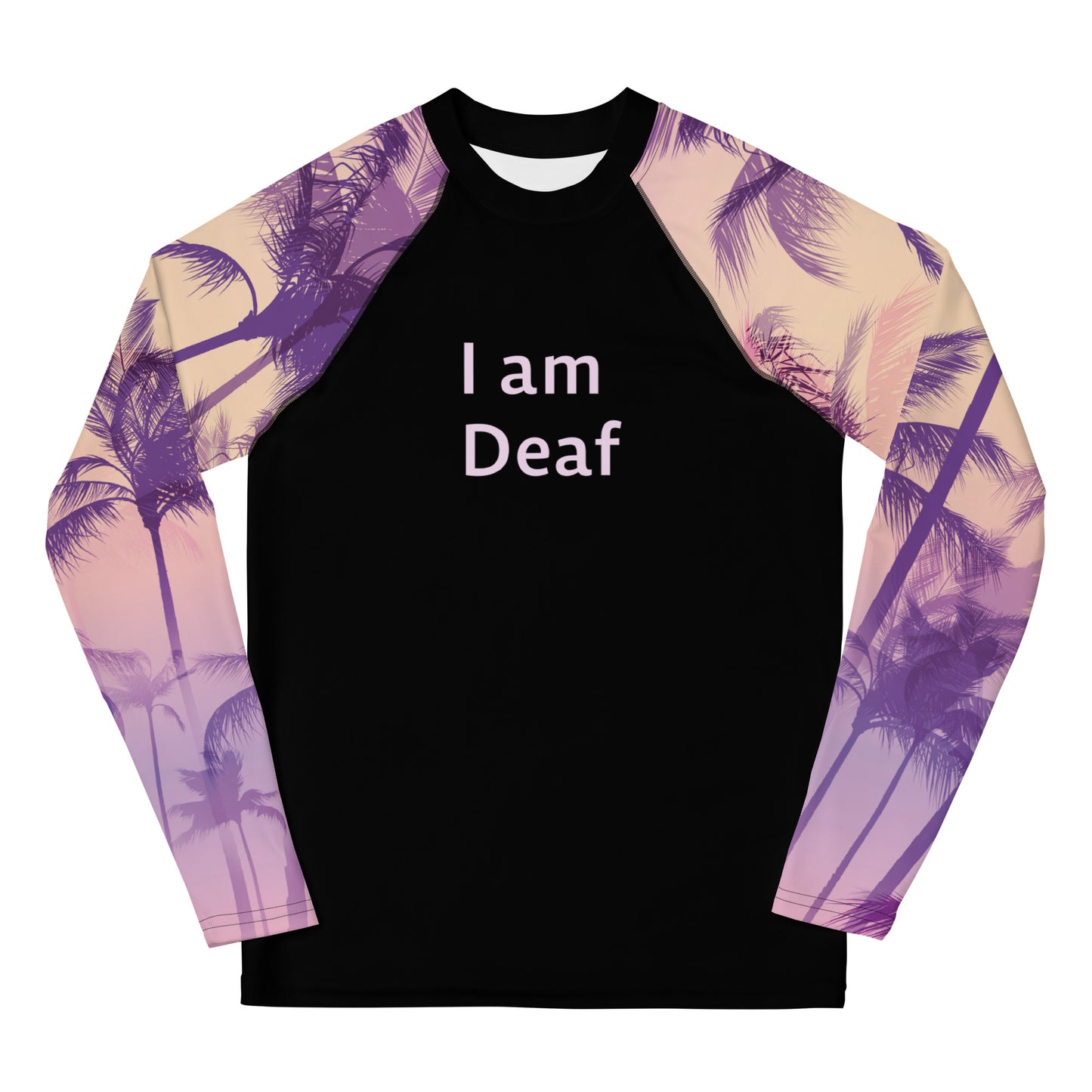 I am Deaf - Palm Youth Rash Guard
